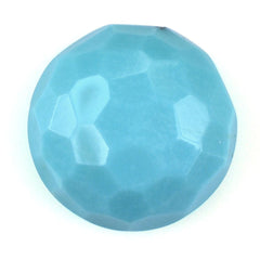 MEXICAN TURQUOISE IRREGULAR CUT ROUND CAB 12MM 6.75 Cts.