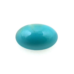 MEXICAN TURQUOISE OVAL CAB 5X3MM 0.38 Cts.