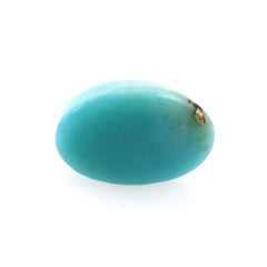 MEXICAN TURQUOISE OVAL CAB 5X3MM 0.38 Cts.