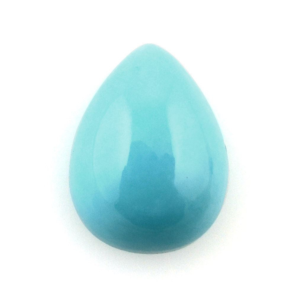 MEXICAN TURQUOISE PEAR CAB 8X6MM 1.05 Cts.