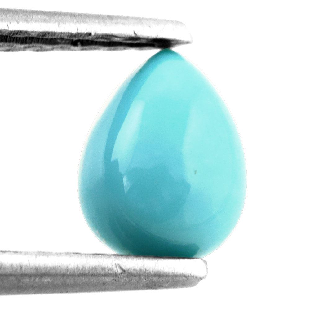 MEXICAN TURQUOISE PEAR CAB 8X6MM 1.05 Cts.