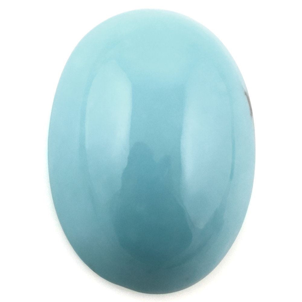 MEXICAN TURQUOISE OVAL CAB 18X13MM 10.78 Cts.