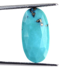 TURQUOISE ROSE CUT BRIOLETTE OVAL (MATRIX) 20X10MM 6.36 Cts.