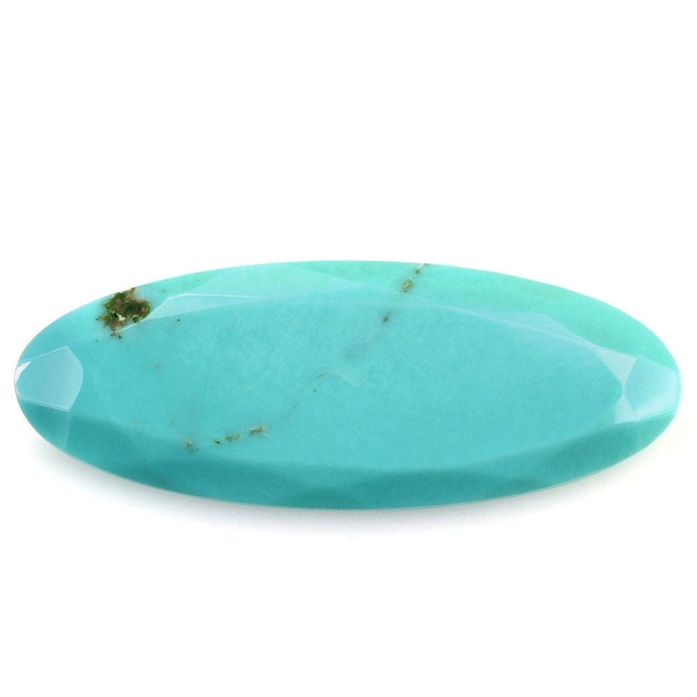 TURQUOISE BOTH SIDE TABLE CUT OVAL (MATRIX) 35X13MM 13.33 Cts.
