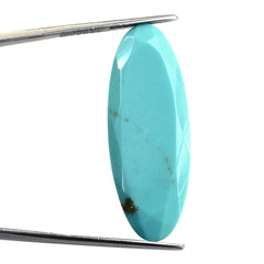 TURQUOISE BOTH SIDE TABLE CUT OVAL (MATRIX) 35X13MM 13.33 Cts.