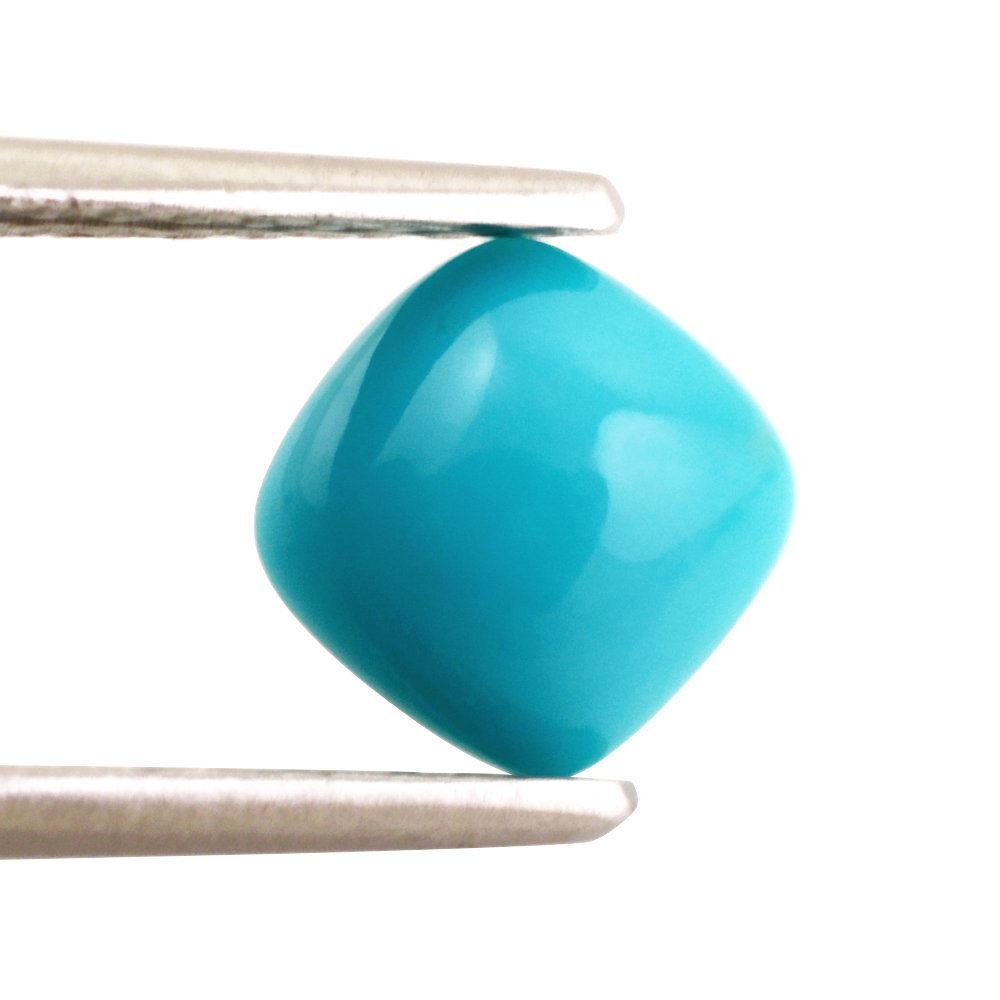 MEXICAN TURQUOISE CUSHION CAB 7MM 1.13 Cts.