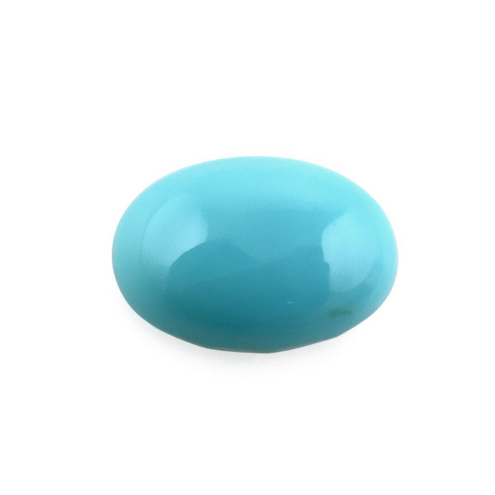 TURQUOISE OVAL CAB 6X4MM 0.39 Cts.