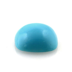 MEXICAN TURQUOISE CUSHION CAB (DAKR BLUE) 7MM 1.09 Cts.