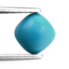MEXICAN TURQUOISE CUSHION CAB (DAKR BLUE) 7MM 1.09 Cts.