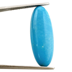 NATURAL TURQUOISE PLAIN OVAL CAB 27X10.50MM 11.41 Cts.