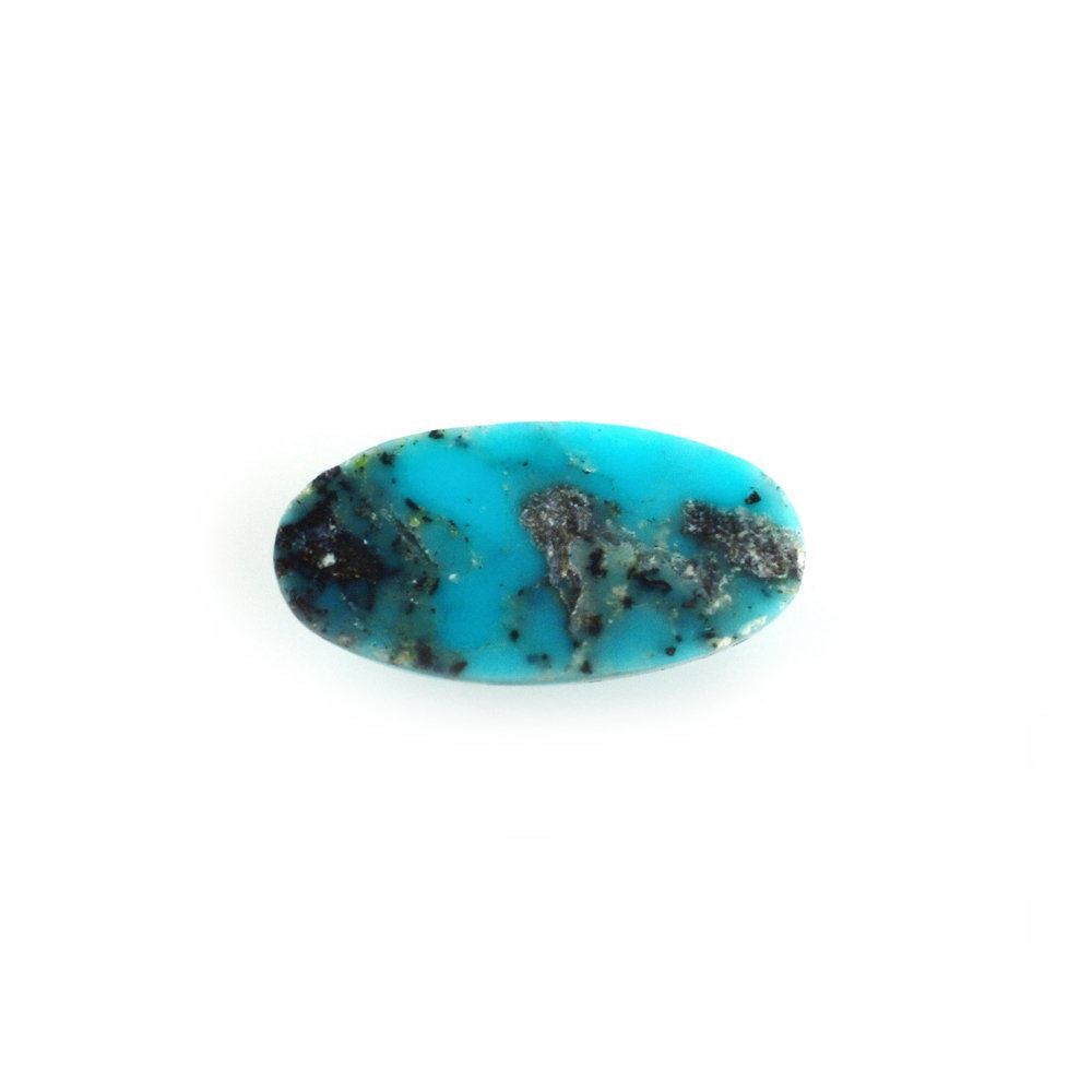 MEXICAN TURQUOISE OVAL CAB (MATRIX) 8X4MM 0.52 Cts.