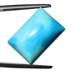 NATURAL TURQUOISE RECTANGULAR CAB 20X13.50MM 20.63 Cts.