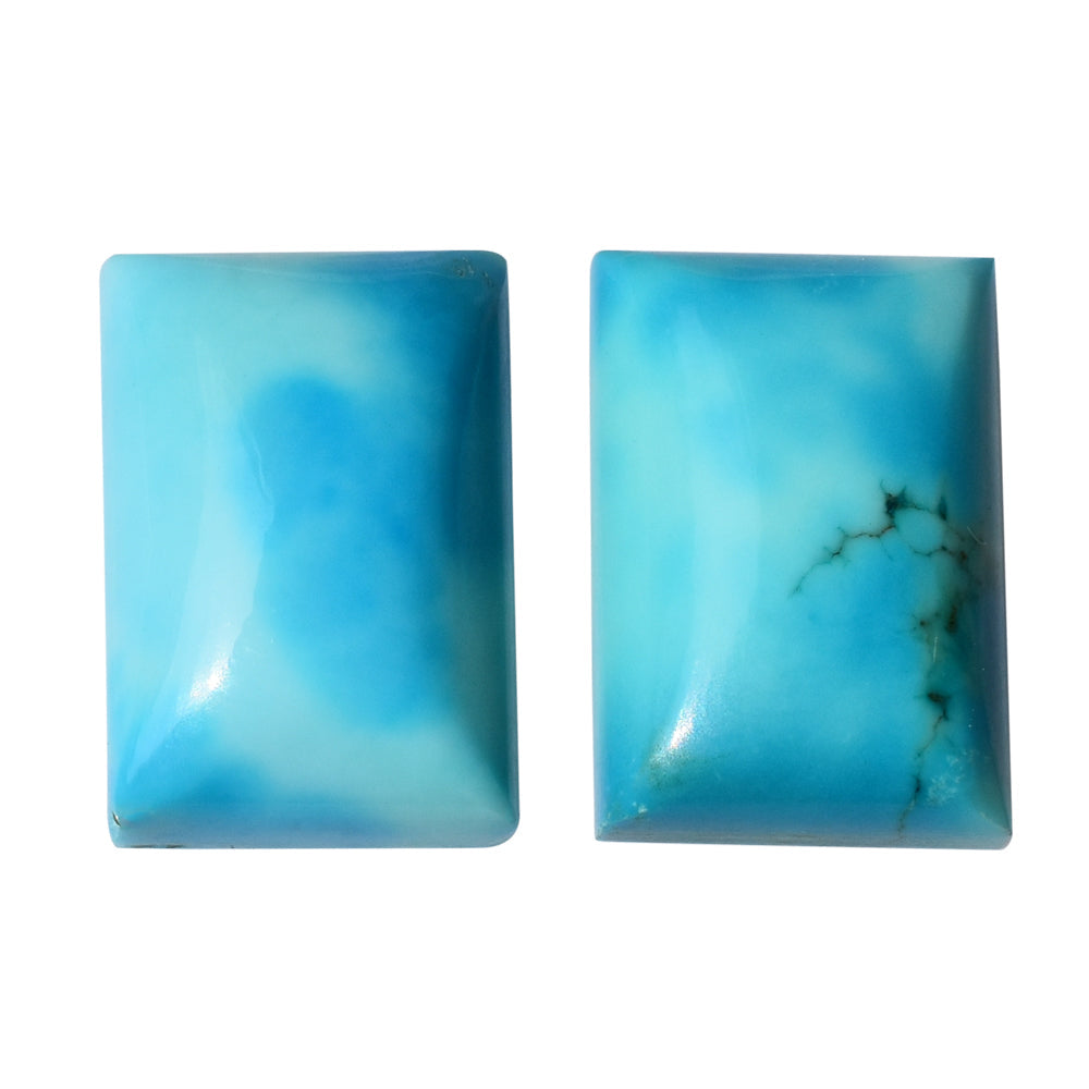 NATURAL TURQUOISE RECTANGULAR CAB 20X13.50MM 20.63 Cts.