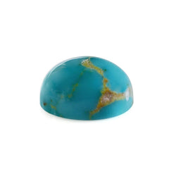MATRIX (BROWN) TURQUOISE OVAL CAB 9X7MM 1.97 Cts.