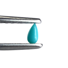 TURQUOISE PEAR CAB 3.80X2MM 0.07 Cts.
