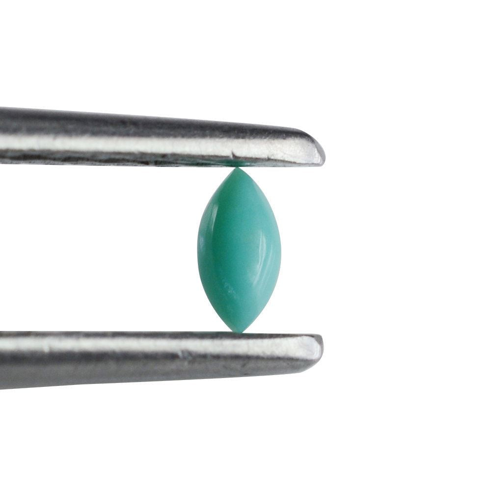 TURQUOISE MARQUISE CAB 4X2MM 0.07 Cts.