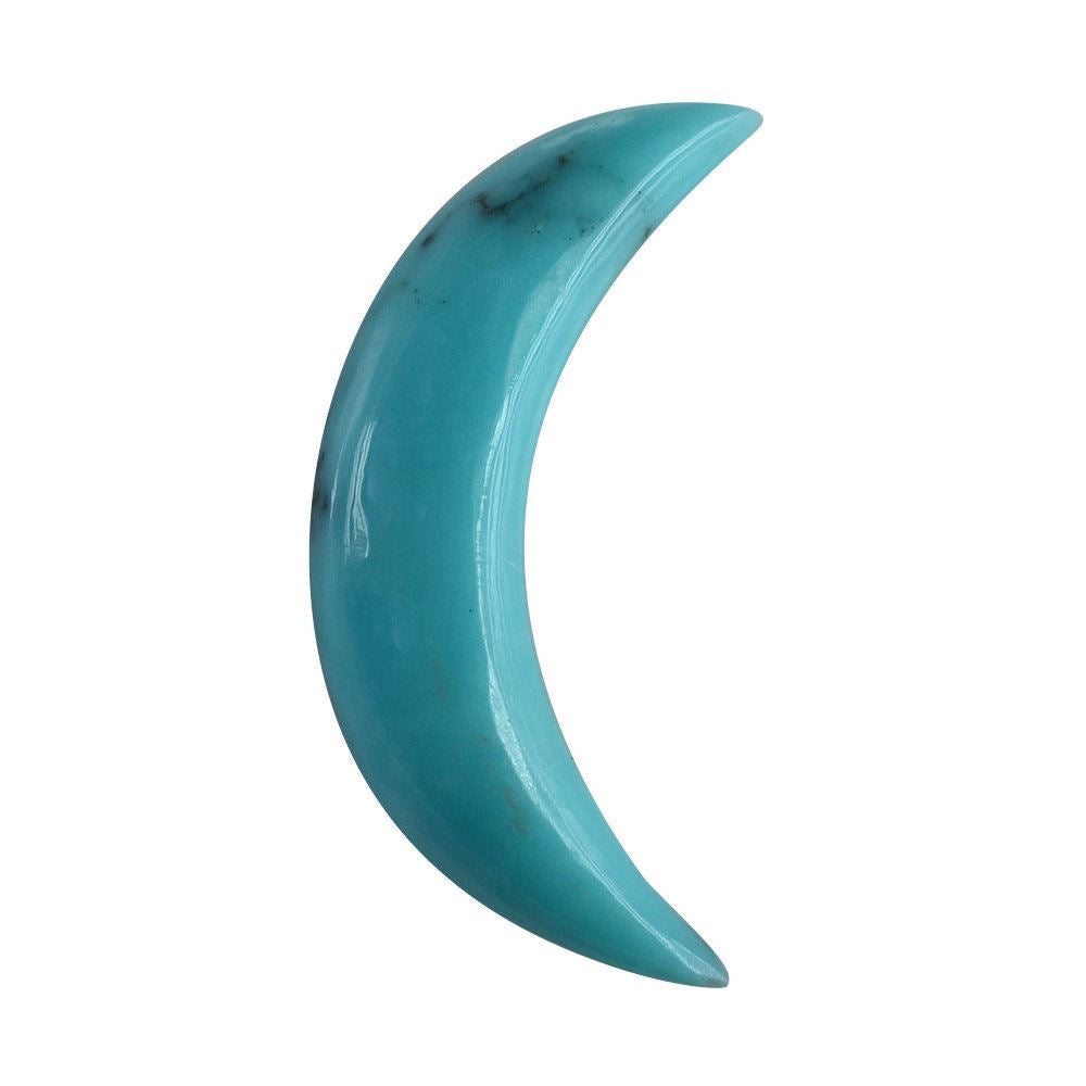 MEXICAN TURQUOISE C SHAPE FANCY 18X4MM 2.95 Cts.