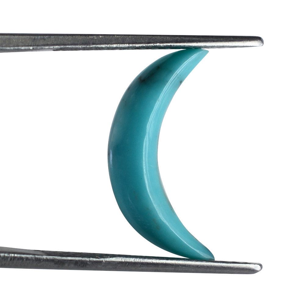MEXICAN TURQUOISE C SHAPE FANCY 18X4MM 2.95 Cts.