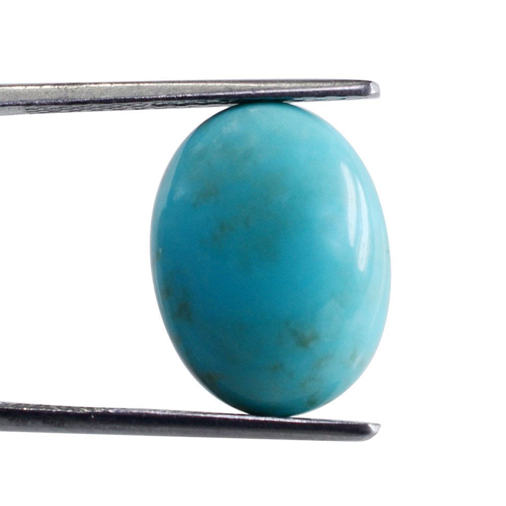 MEXICAN TURQUOISE FANCY OVAL CAB (BROWN MATRIX) 16X12MM 10.68 Cts.