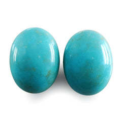 MEXICAN TURQUOISE FANCY OVAL CAB (BROWN MATRIX) 16X12MM 10.68 Cts.