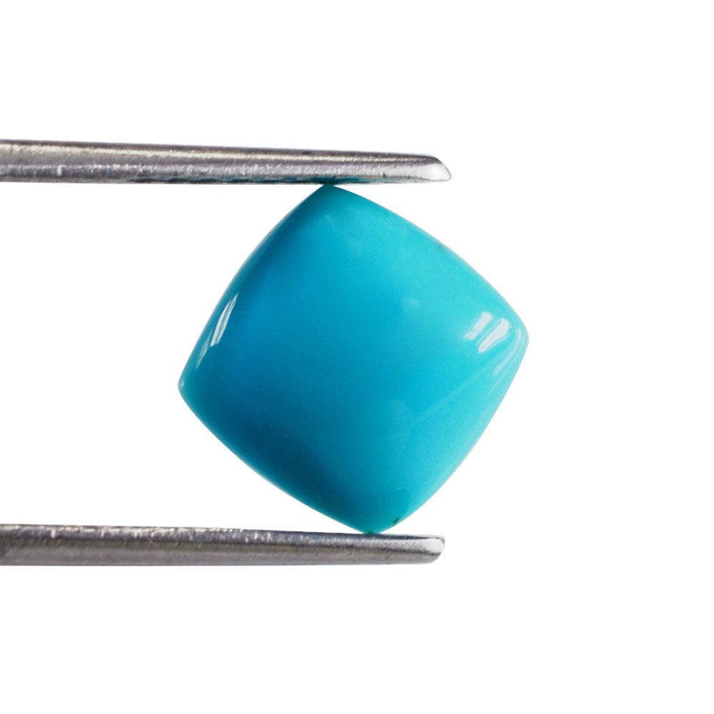MEXICAN TURQUOISE CUSHION CAB 10MM 2.45 Cts.