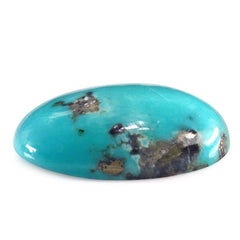 TURQUOISE OVAL CAB (MATRIX) 20X15MM 13.65 Cts.