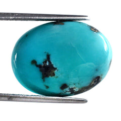 TURQUOISE OVAL CAB (MATRIX) 20X15MM 13.65 Cts.