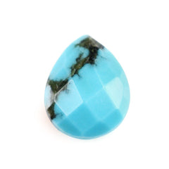 TURQUOISE BRIOLETTE PEAR (MATRIX) 9X7MM 1.35 Cts.