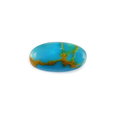 TURQUOISE OVAL CAB (BROWN MATRIX) 8X4MM 0.69 Cts.