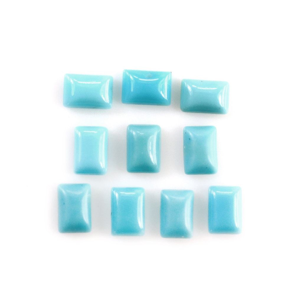 TURQUOISE BAGUETTE CAB 3.50X2.50MM 0.14 Cts.