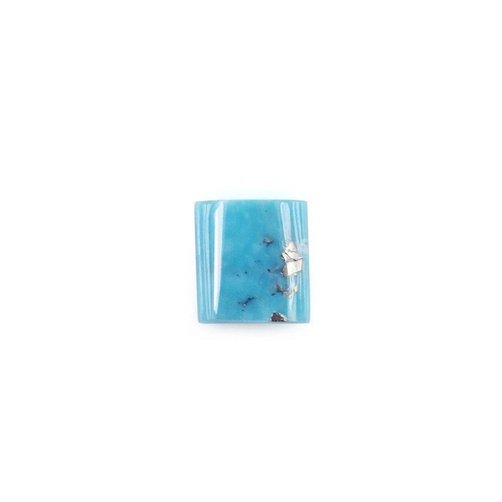 TURQUOISE RECTANGLE PLATE 4.80X4.50MM 0.30 Cts.