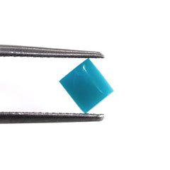 TURQUOISE RECTANGLE PLATE (BLUE MATRIX) 5X4.50MM 0.30 Cts.