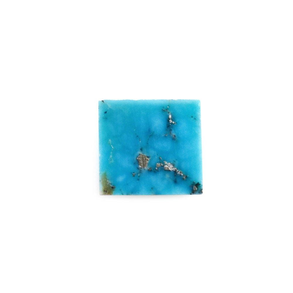 TURQUOISE RECTANGLE PLATE 7.80X7.50MM 1.20 Cts.