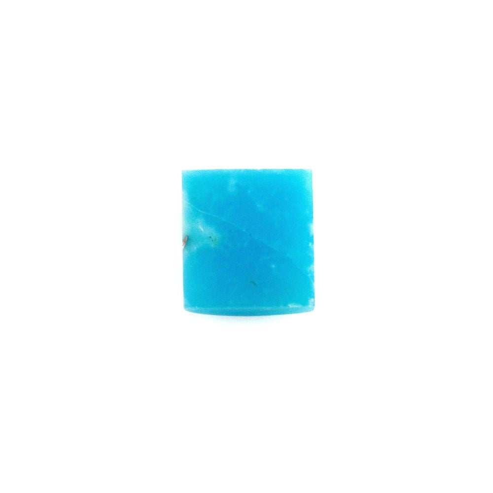 BLUE TURQUOISE RECTANGLE PLATE (MATRIX) 5X4.50MM 0.34 Cts.