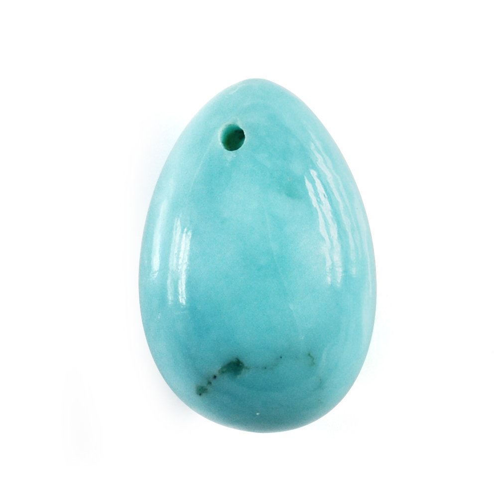 TURQUOISE PLAIN OLIVE (MATRIX) (FULL DRILL) 12X8MM 5.25 Cts.