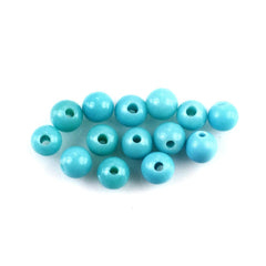 TURQUOISE PLAIN BALLS (FULL DRILL) 2.50MM 0.10 Cts.