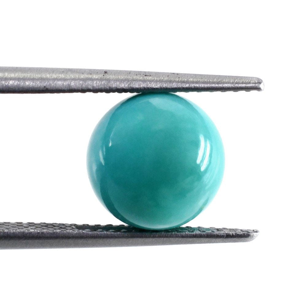 TURQUOISE PLAIN BALLS 9MM 5.45 Cts.