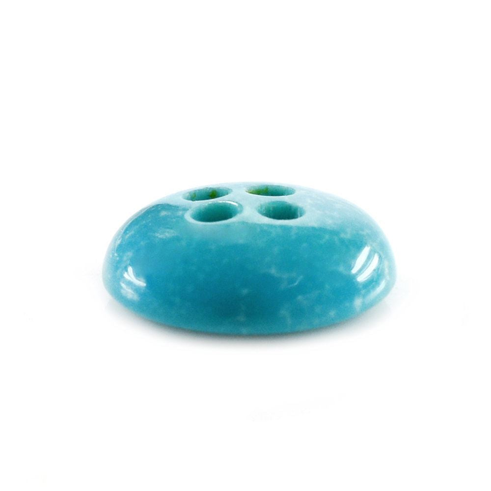 CHINESE TURQUOISE BUTTON CAB (FULL DRILL) 10MM 2.05 Cts.