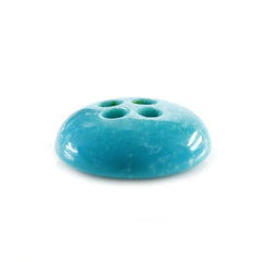 CHINESE TURQUOISE BUTTON CAB (FULL DRILL) 10MM 2.05 Cts.