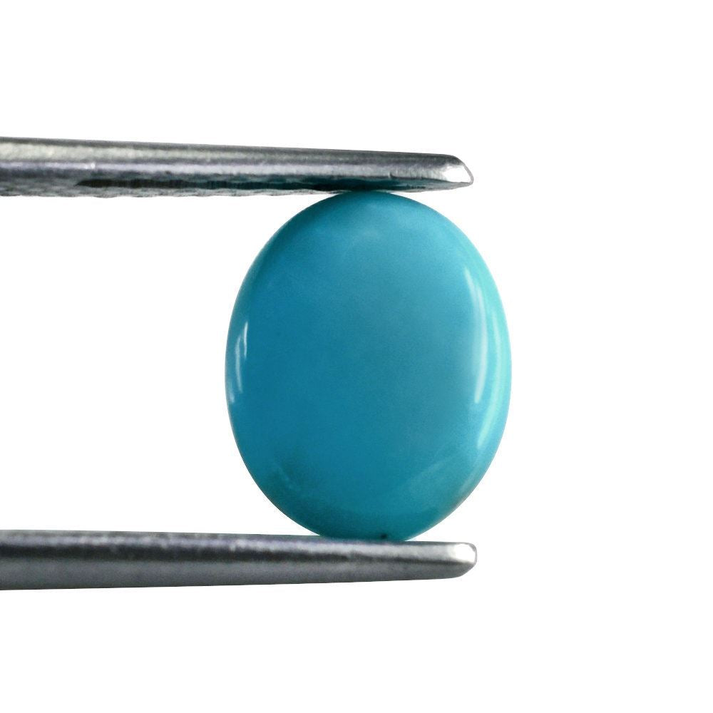 MEXICAN TURQUOISE OVAL CAB 10X8MM 2.09 Cts.