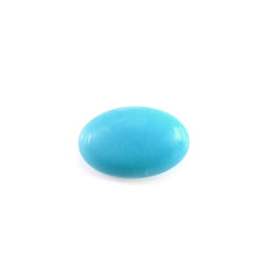 MEXICAN TURQUOISE OVAL CAB 6X4MM 0.37 Cts.