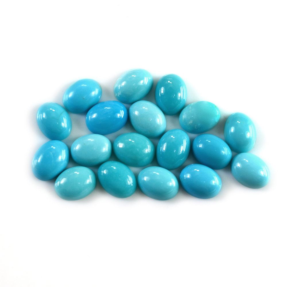 TURQUOISE OVAL CAB 8X6MM 1.13 Cts.