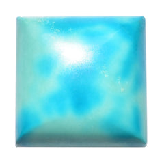 NATURAL TURQUOISE SQUARE CAB 20MM 28.20 Cts.