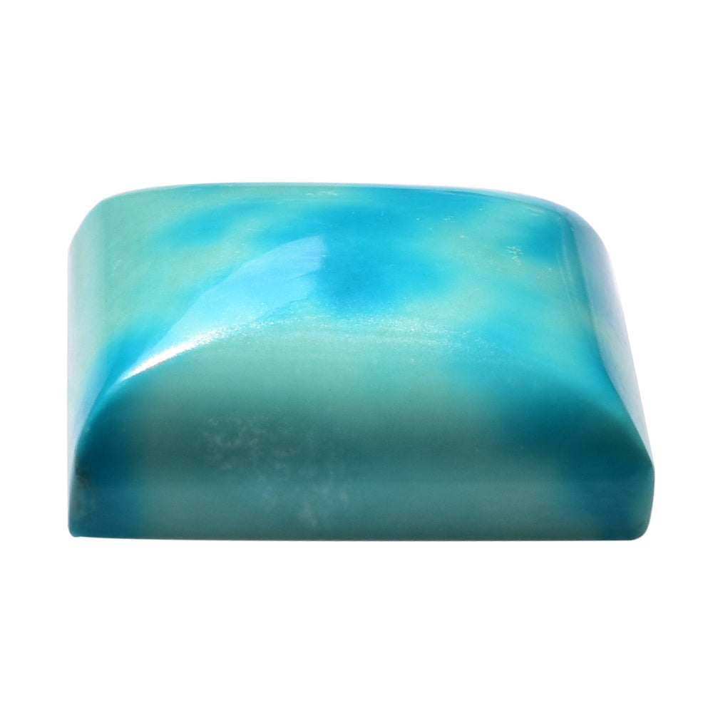 NATURAL TURQUOISE SQUARE CAB 20MM 28.20 Cts.