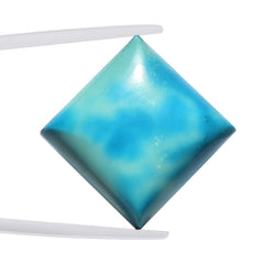 NATURAL TURQUOISE SQUARE CAB 20MM 28.20 Cts.