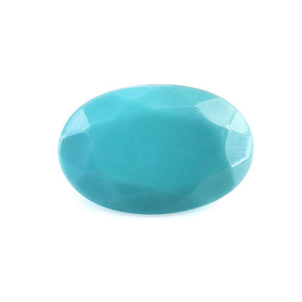 TURQUOISE CUT OVAL 12X8MM 2.92 Cts.