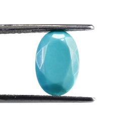 TURQUOISE CUT OVAL 12X8MM 2.92 Cts.