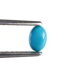 BLUE TURQUOISE OVAL CAB (MATRIX) 6X4MM 0.39 Cts.