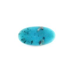 BLUE TURQUOISE OVAL CAB (MATRIX) 8X4MM 0.50 Cts.