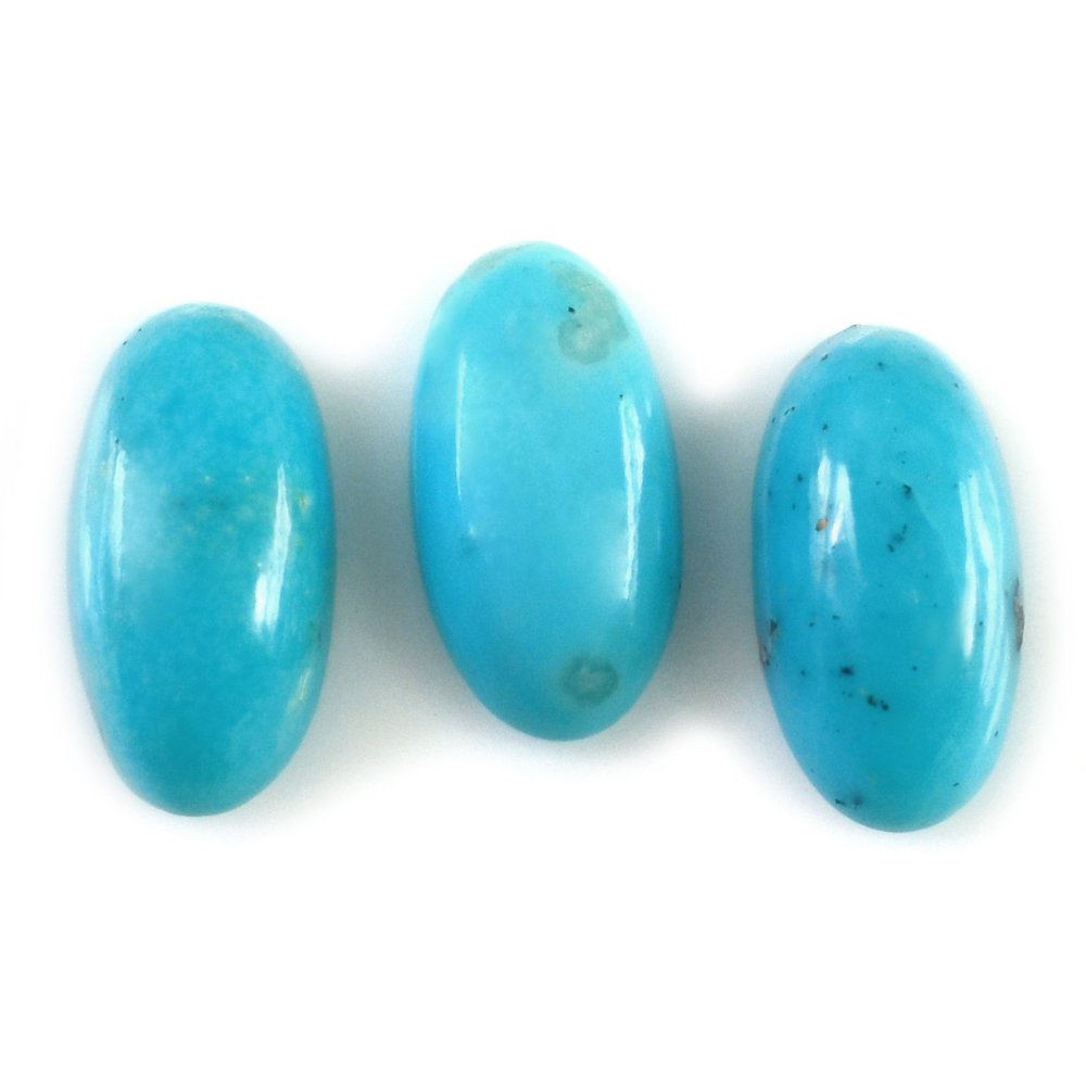 BLUE TURQUOISE OVAL CAB (MATRIX) 8X4MM 0.50 Cts.